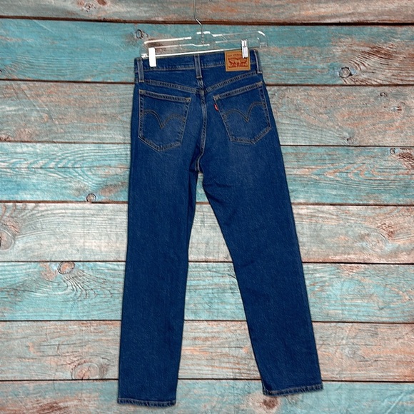 Levis Wedgie Straight Blue Jeans NWT Size 27 - Picture 6 of 8